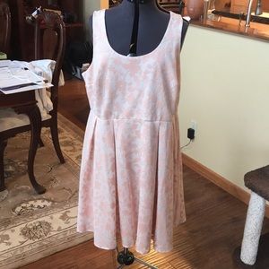 Beautiful pink, sleeveless dress, EUC